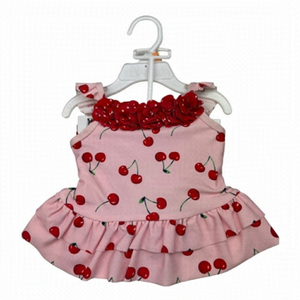 Little Me Cherry Ruffle Bikini Size 18 Months
